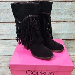 Corkys Bluffin, Black Faux Suede main image 1